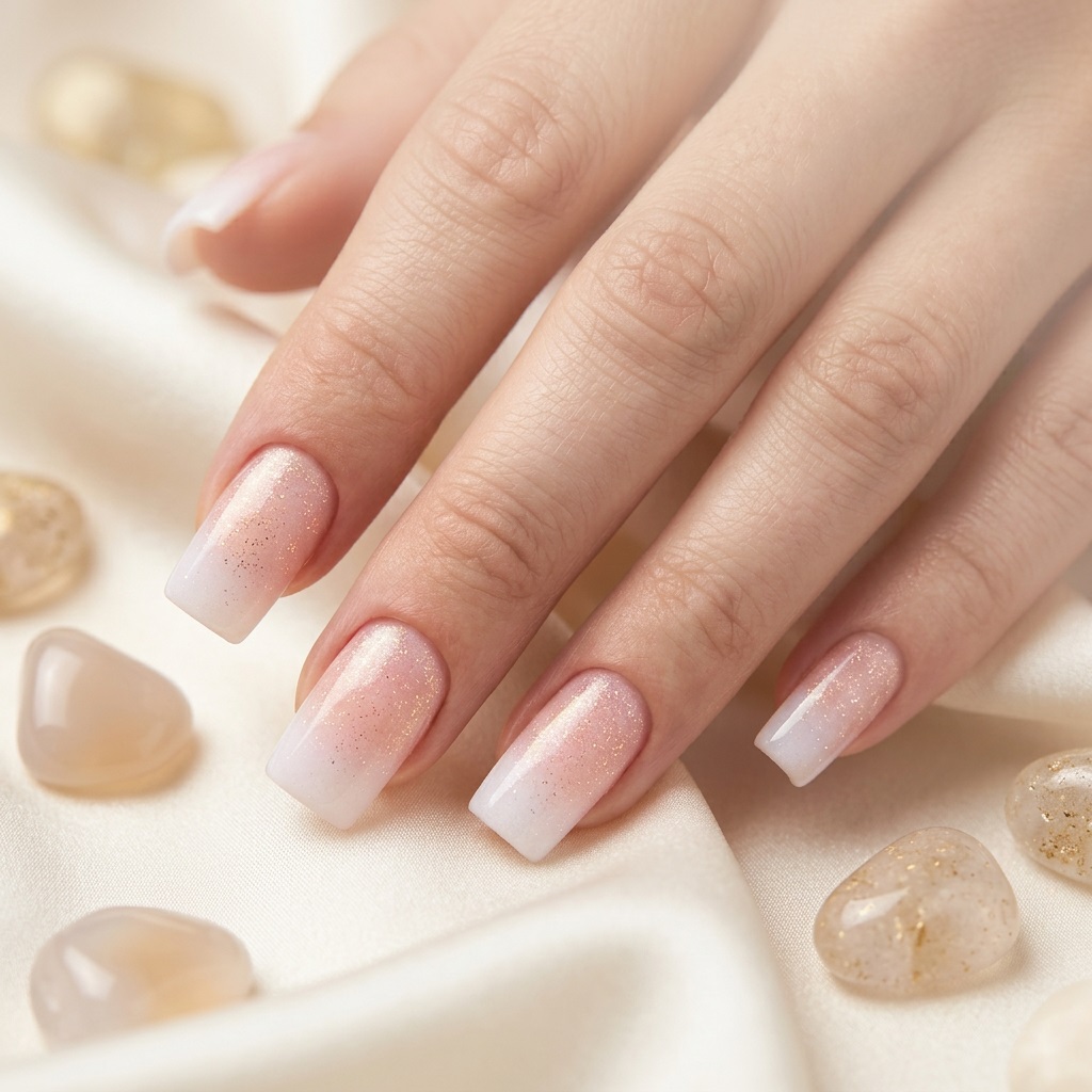 Gel manicure and pedicure at Costa Glam beauty salon in Benalmádena